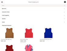 Tablet Screenshot of patchvest.com